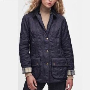 Barbour Navy Quilted Jacket